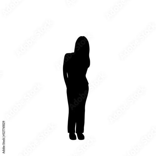 Woman body silhouette