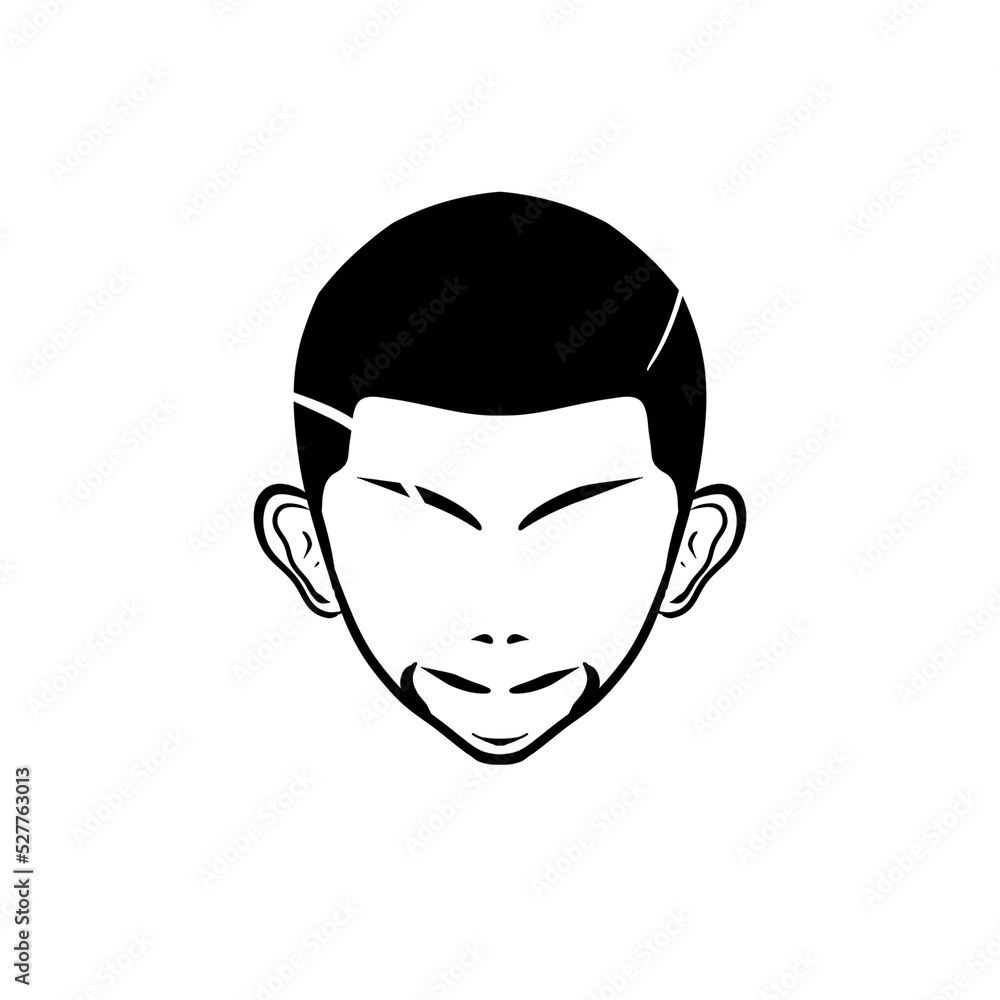 barbershop illustration and icon