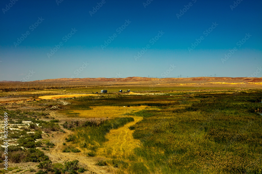 Obraz premium landscape with sky and grass
