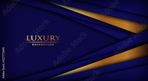 Luxury navy blue background combine with glowing golden lines.