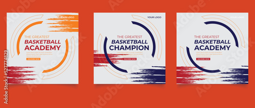 basketball social media post template