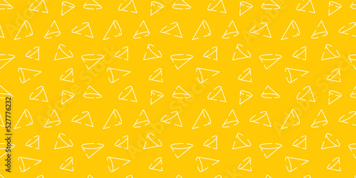 Corn illustration background. Seamless pattern.Vector. 円錐イラストパターン　背景素材
