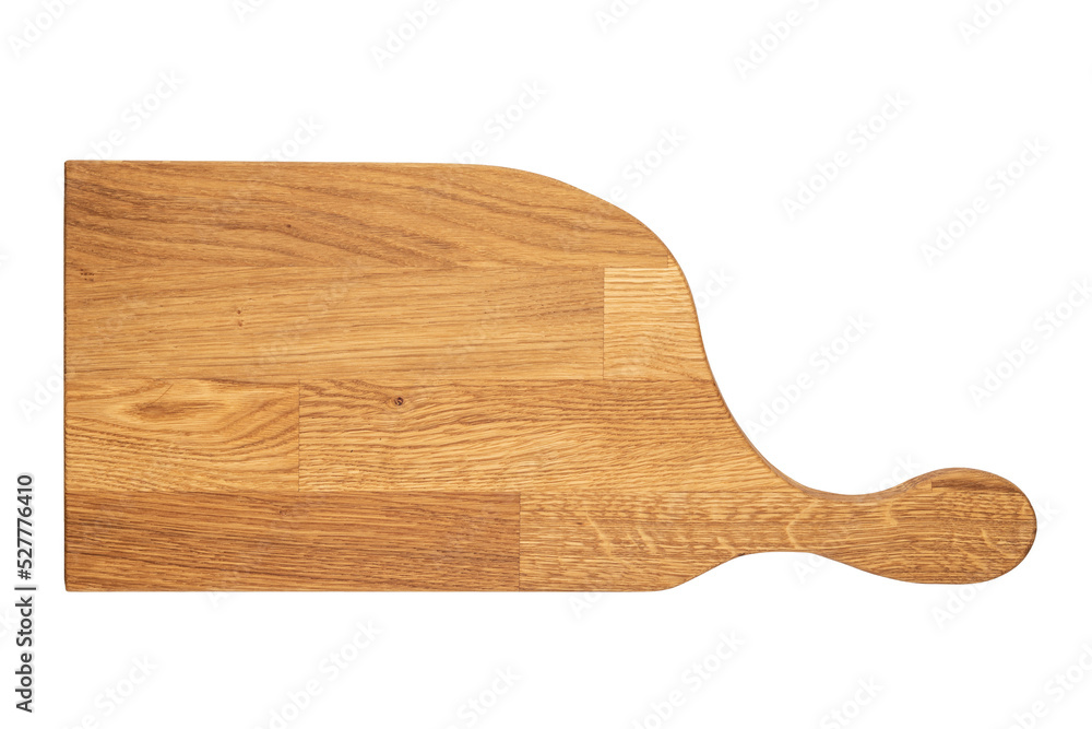 Wooden cutting board isolated on white background. Top view. Wooden cutting board isolated on white background. Top view.