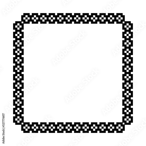 pixel square frame 