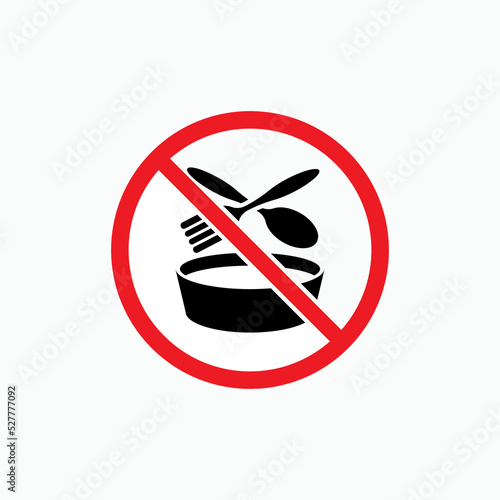 Food Insecurity Icon.  Symbol of Mass Consumption Material Unpreparedness - Vector