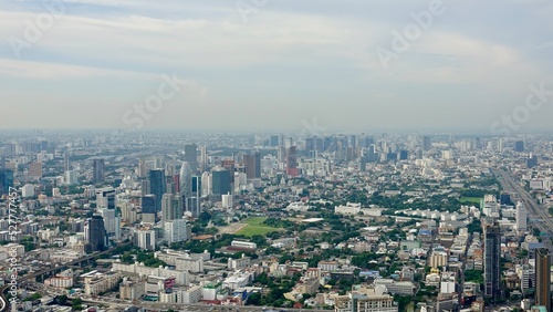 Stadtansicht von Bangkok  Skyline und Panorama