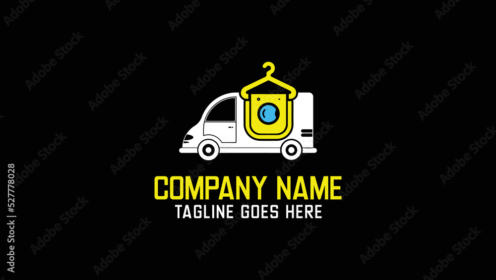 Mobile Laundary Logo Design For a Washing Company Mobile Laundary Logo Design For a Washing Company