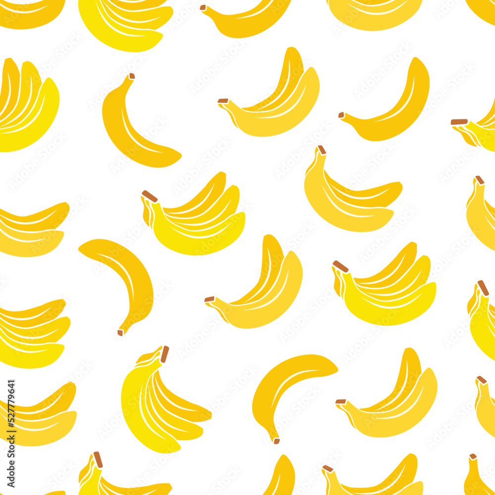 Seamless vector illustration with bananas pattern Seamless vector illustration with bananas pattern