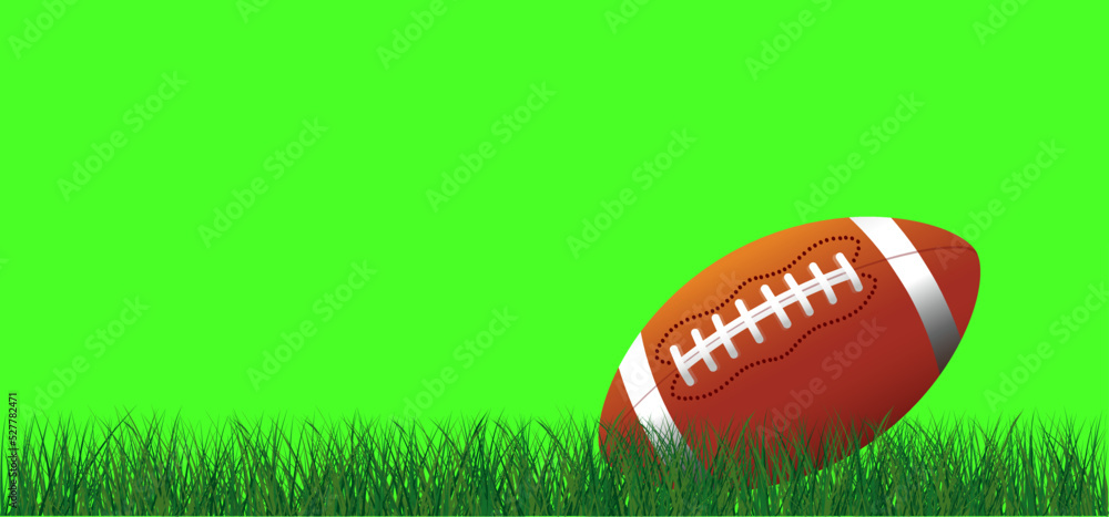 Green screen chromakey, American football on green grass field. Sport team game cup. Rugby ball day. Funny super bowl weekend party. USA, sport finale, school gamesMovie, vidio, formaat. Green screen chromakey, American football on green grass field. Sport team game cup. Rugby ball day. Funny super bowl weekend party. USA, sport finale, school gamesMovie, vidio, formaat.