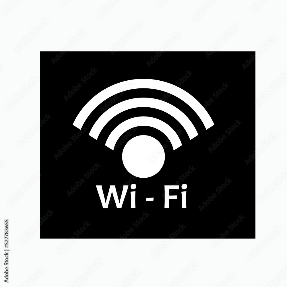 Free Wifi Icon. Info Internet Access Symbol. Free Wifi Icon. Info Internet Access Symbol.