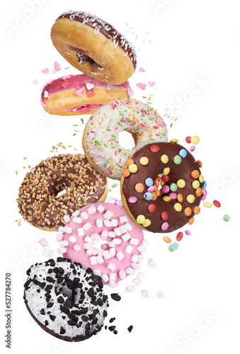 Fotografie, Obraz donuts with icing