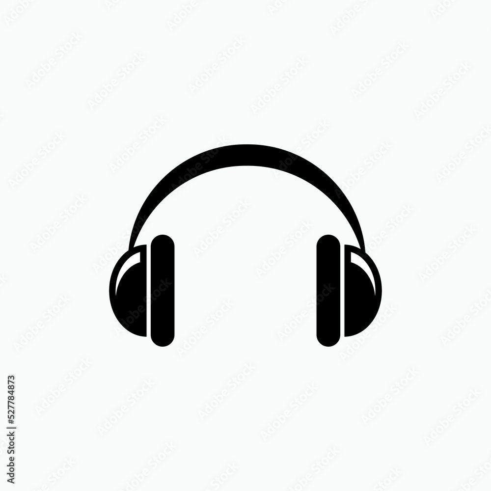Headphones Icon. UI Symbol - Vector. Headphones Icon. UI Symbol - Vector.