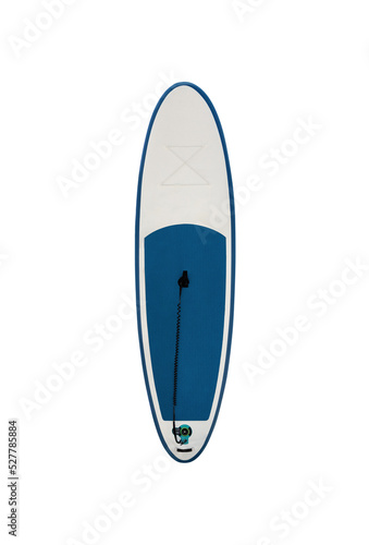 All-round stand up paddle board (SUP) isolated on white background photo