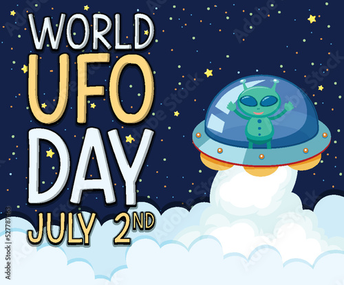 World UFO Day Poster Banner