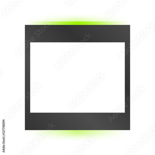 neon dark photo frame 