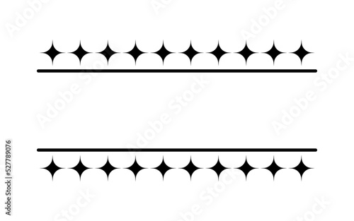 star line text monogram 