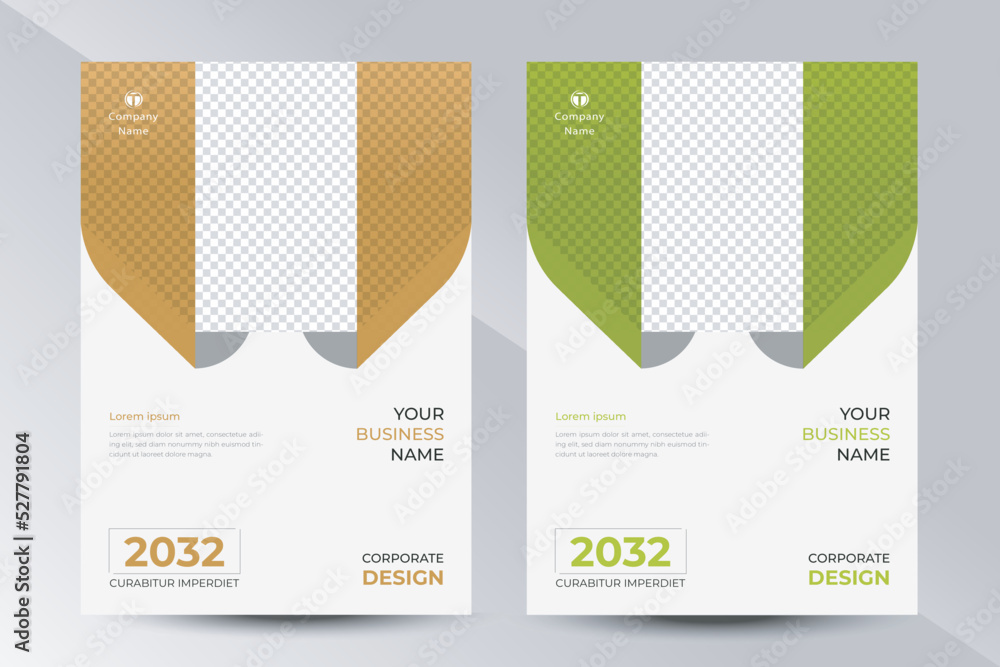 Naklejka premium Modern Flyer Design Template