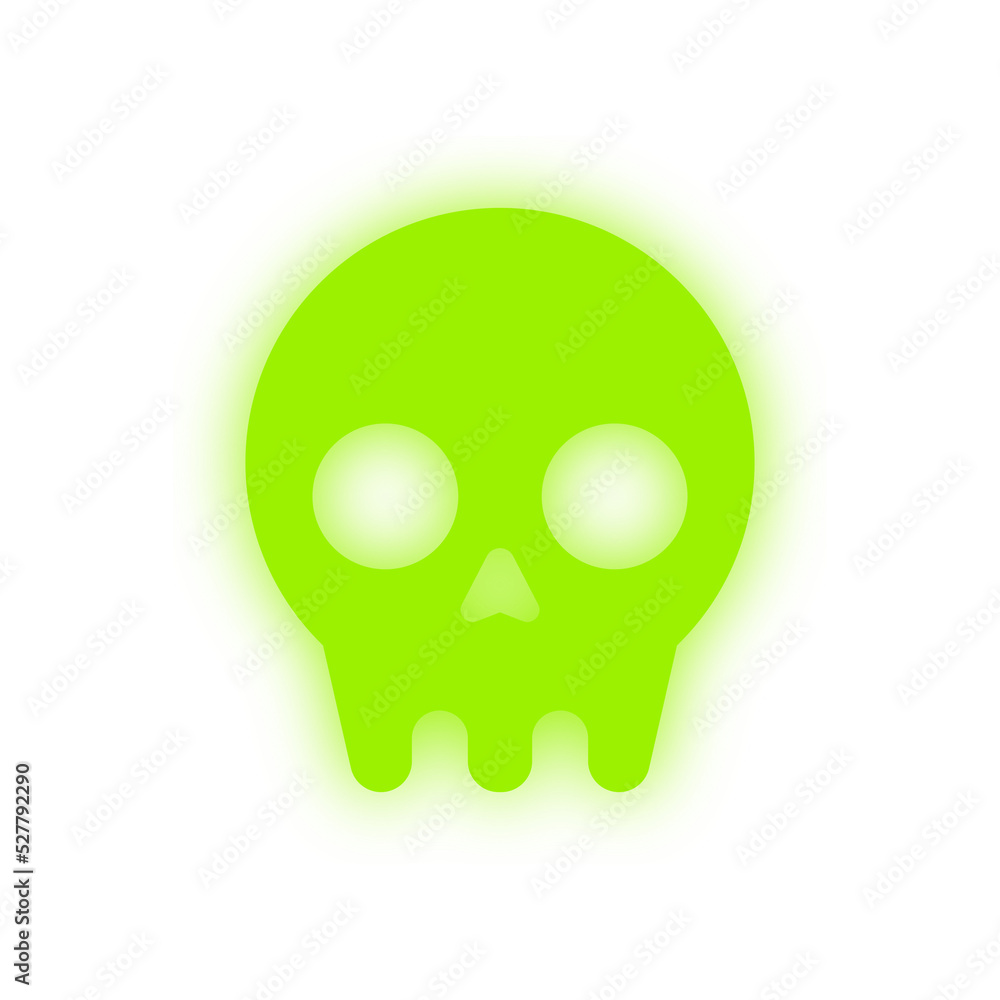 neon skull element
neon skull element