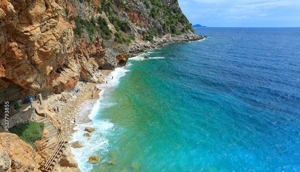Pasjaca, the best beach in Europe 2019., near Dubrovnik travel destination, Adriatic sea, Croatia