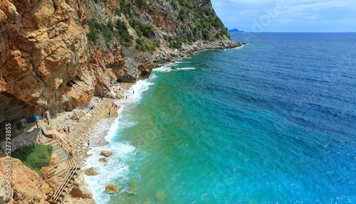 Pasjaca, the best beach in Europe 2019., near Dubrovnik travel destination, Adriatic sea, Croatia