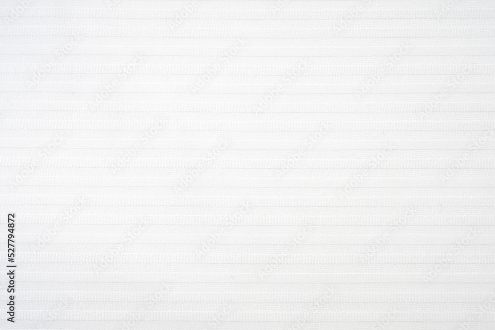 Smooth white bed sheet with horizontal lines as texture or background Smooth white bed sheet with horizontal lines as texture or background