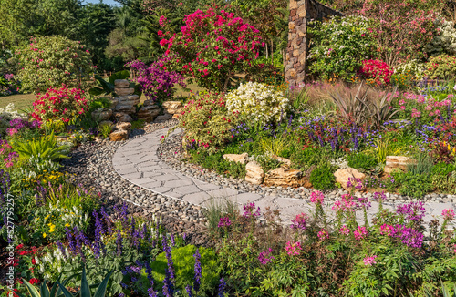 Fototapeta Naklejka Na Ścianę i Meble -  path leading through a garden