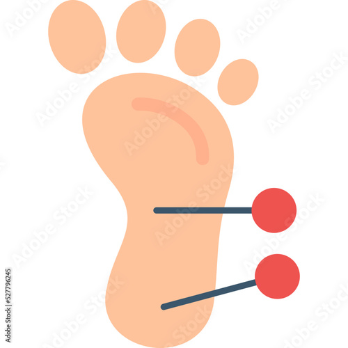 Foot Acupuncture Icon