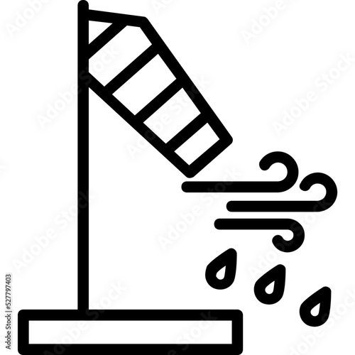 Windsock Vector Icon