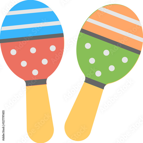 Maraca Vector Icon
