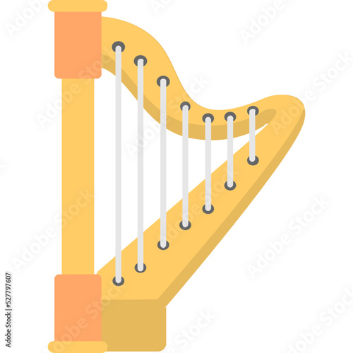 Harp Vector Icon