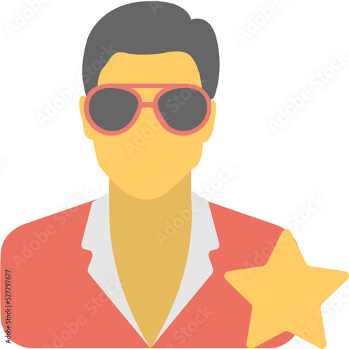 Celebrity Vector Icon