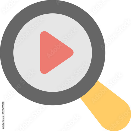 Search Movie Vector Icon