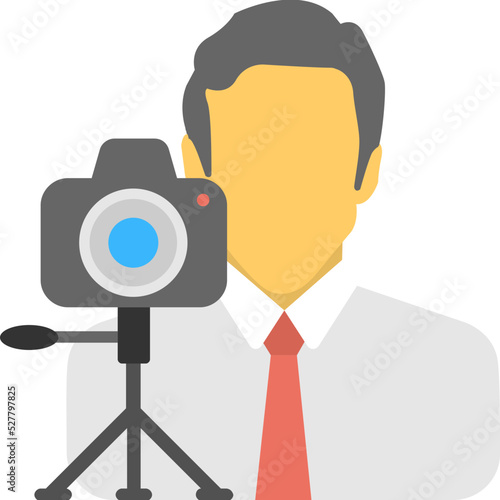 Photographer Vector Icon