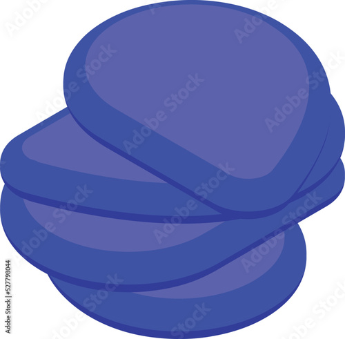 Care eye patch icon isometric vector. Skin facial. Gel under