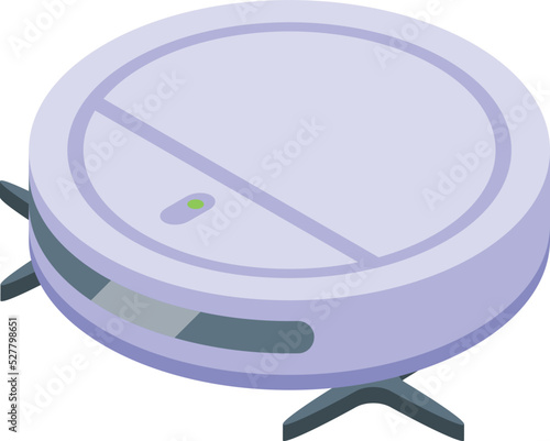 Robot vacuum cleaner icon isometric vector. Store electronic. Mall mobile