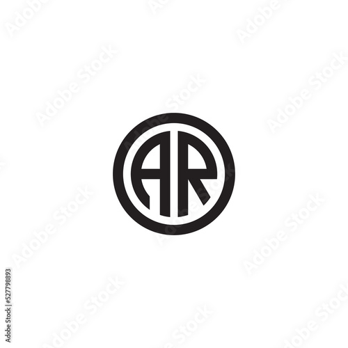 Letter AR logo or icon design