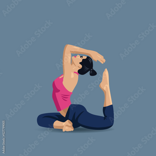 Yoga Pose Rose