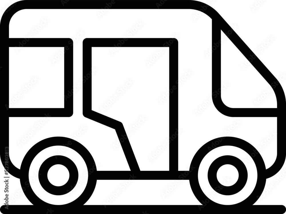 Asia trishaw icon outline vector. Old rickshaw. Indian bike Asia trishaw icon outline vector. Old rickshaw. Indian bike