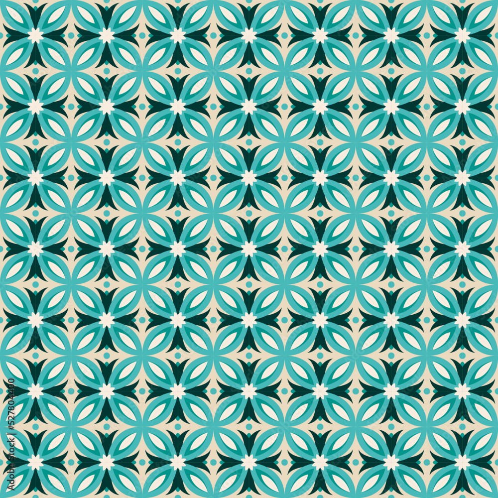 Seamless geometric arabesque oriental pattern