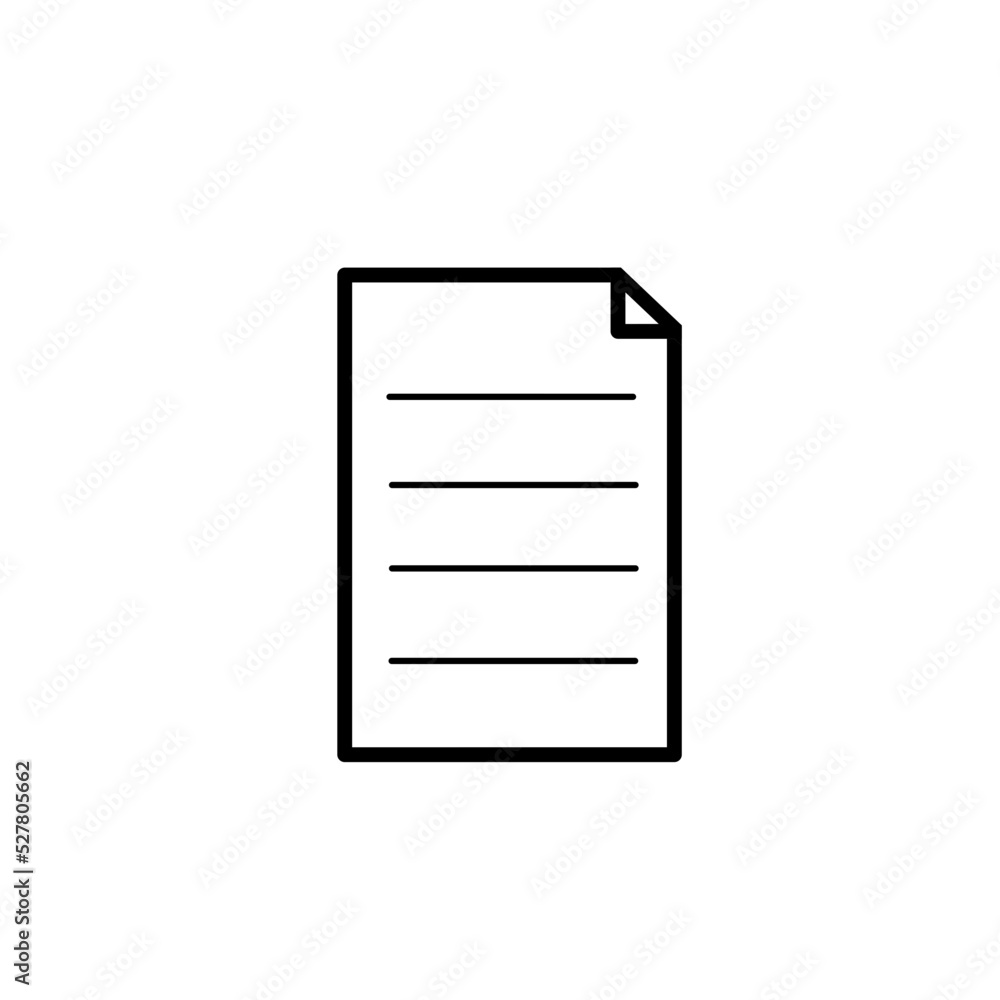 Simple Set of Documents Related Vector Line Icons Simple Set of Documents Related Vector Line Icons