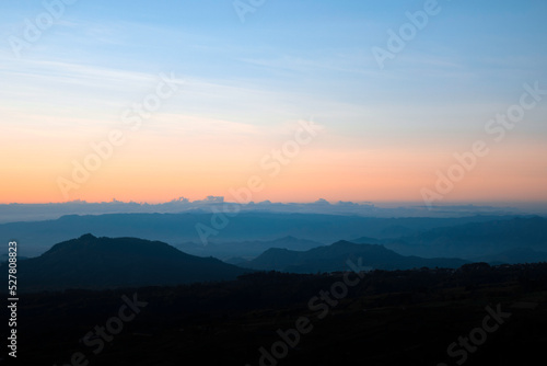 landscape photo at the morning before the sun rises © erossutrisno