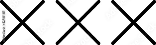 xxx icon vector image or sign 18+ video photo