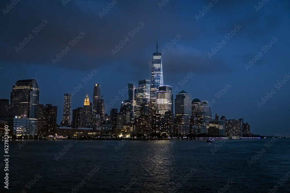 Obraz premium Lower Manhattan Night