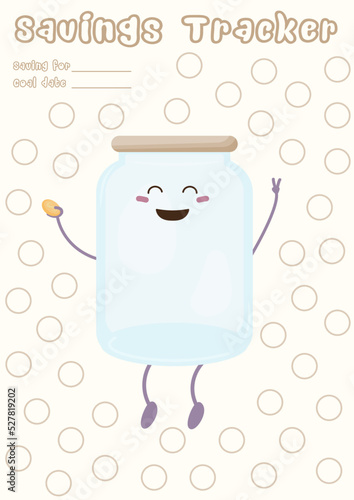 Savings jar tracker
