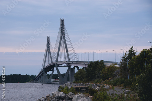 scenic view of sail ship bridge