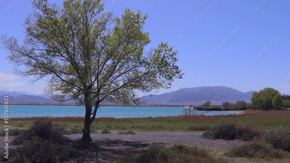 The Coast Of Lake Issyk Kul In Kyrgyzstan The Coast Of Lake Issyk Kul In Kyrgyzstan