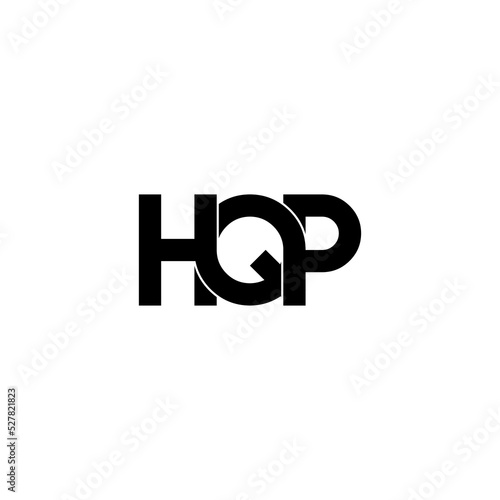 hqp letter original monogram logo design