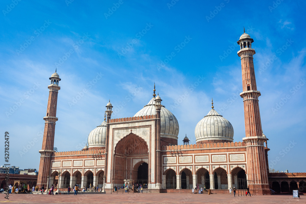 Jama Masjid, Old town of Delhi, India.