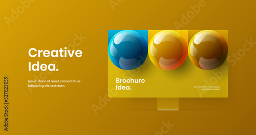 Abstract web project design vector concept. Minimalistic display mockup site screen illustration. © kitka