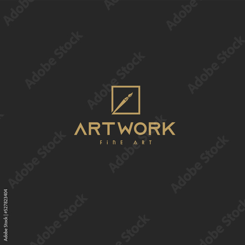 Artwork drawing logo